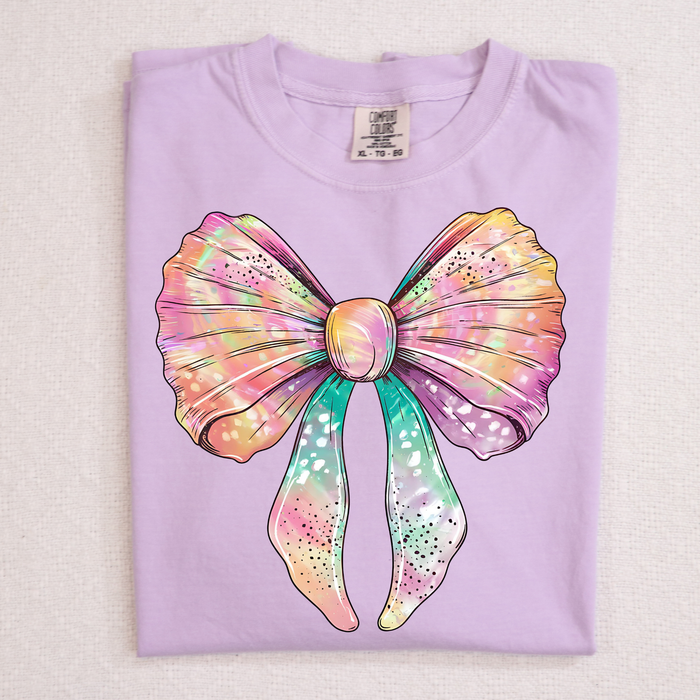 Seashell Bow Full Color DTF Transfer