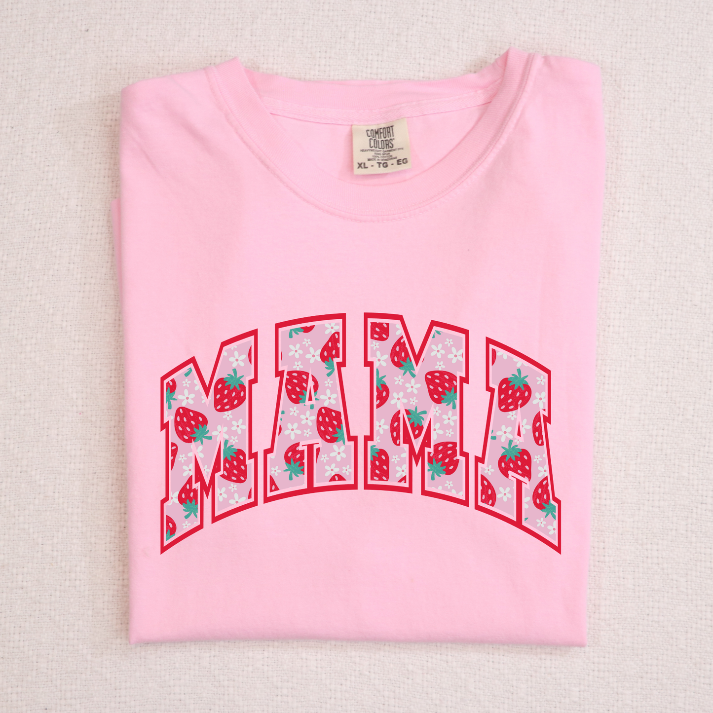 Strawberry Mama Full Color DTF Transfer