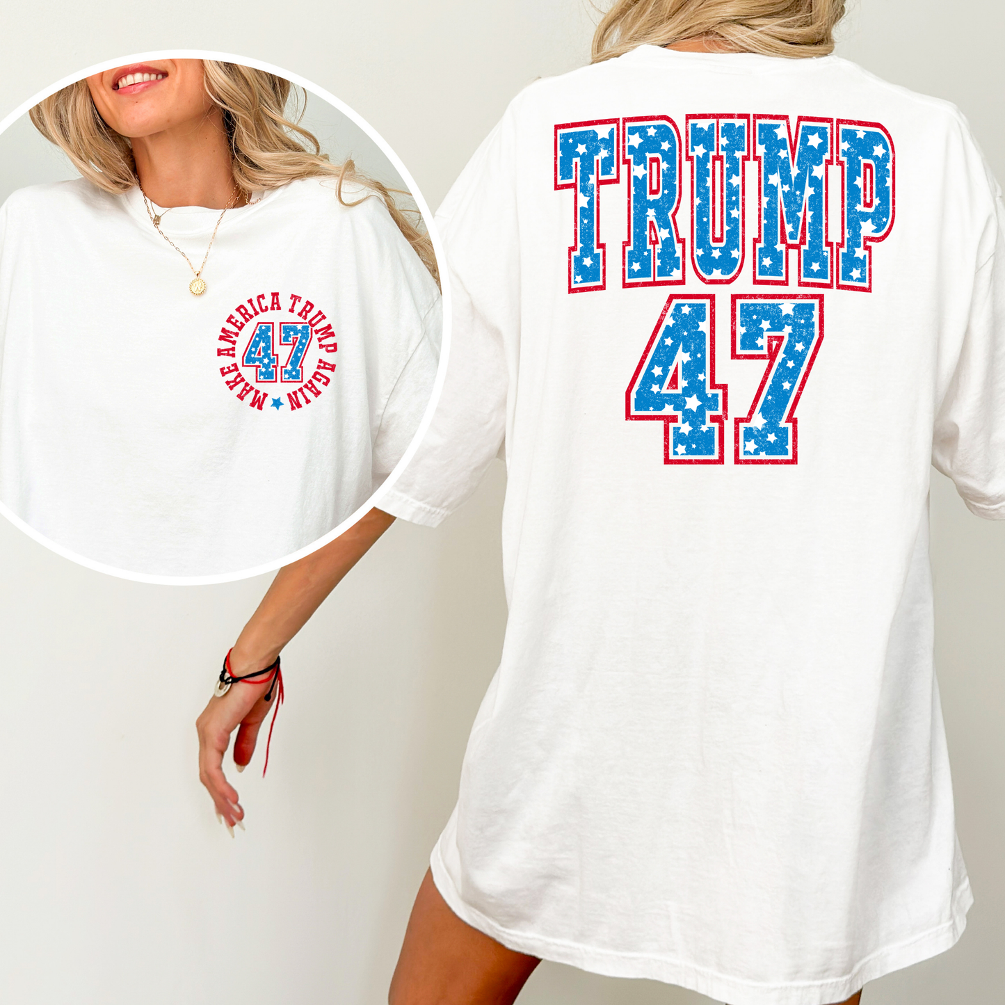 Trump 47 Full Color DTF Transfer