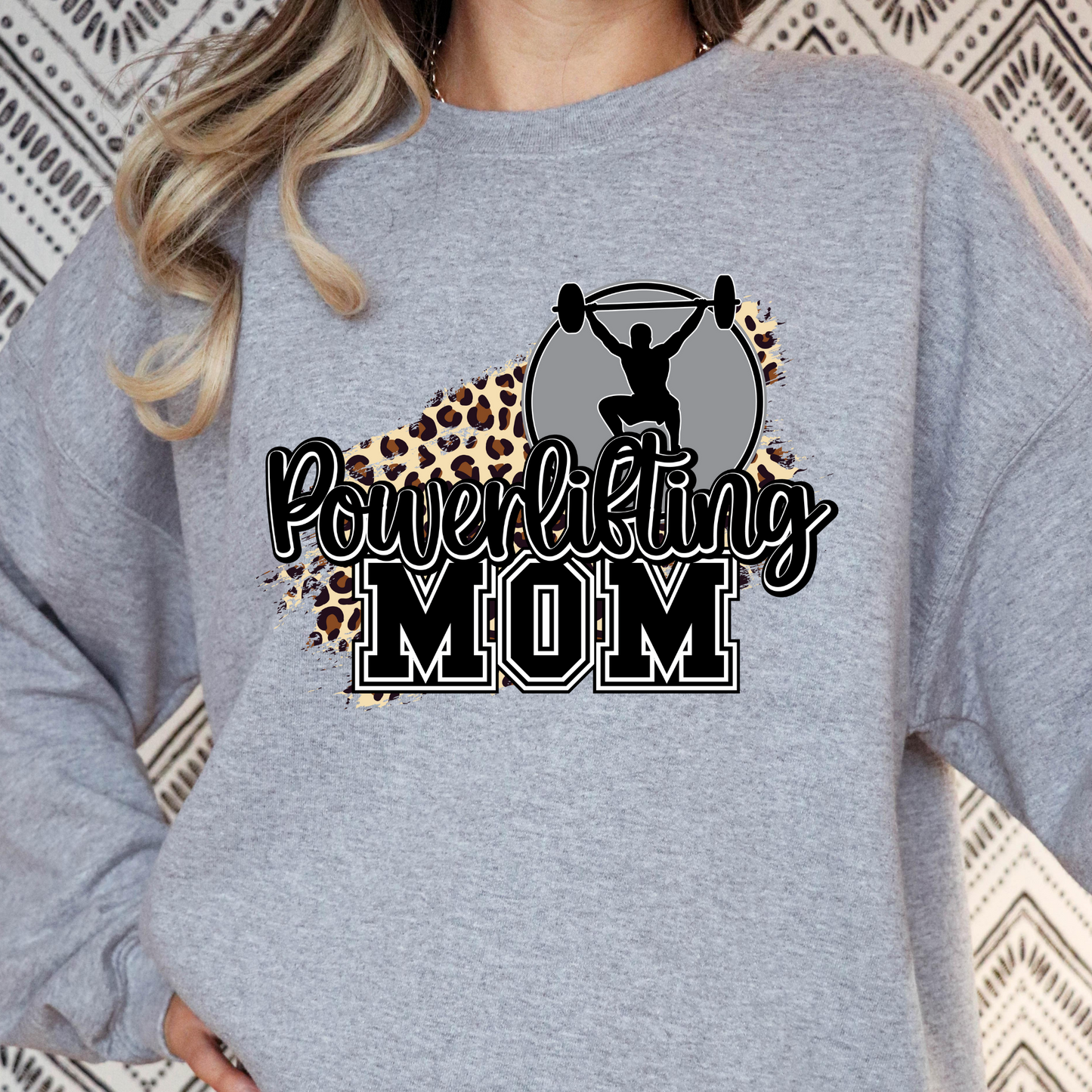 Powerlifting Mom Full Color DTF Transfer