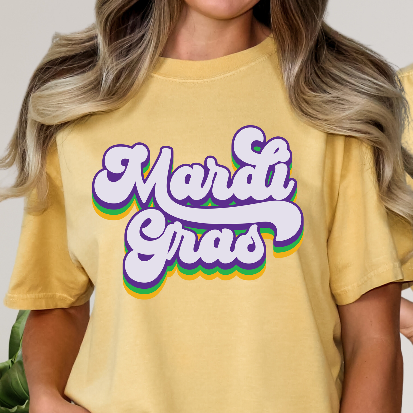 Mardi Gras Full Color DTF Transfer