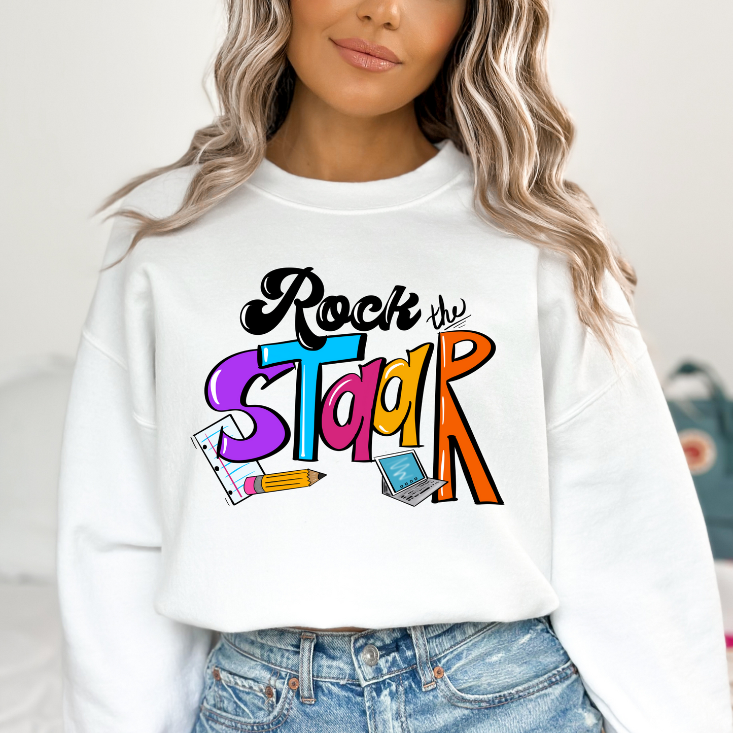 Rock The Staar Full Color DTF Transfer