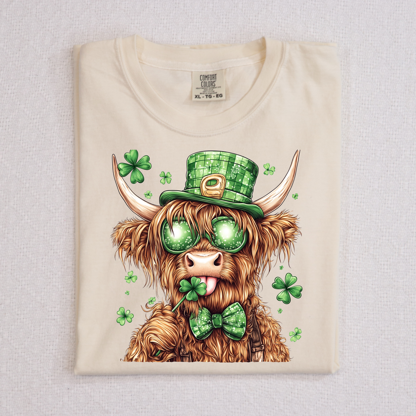 St Patrick's Heifer (Cow) Full Color DTF Transfer