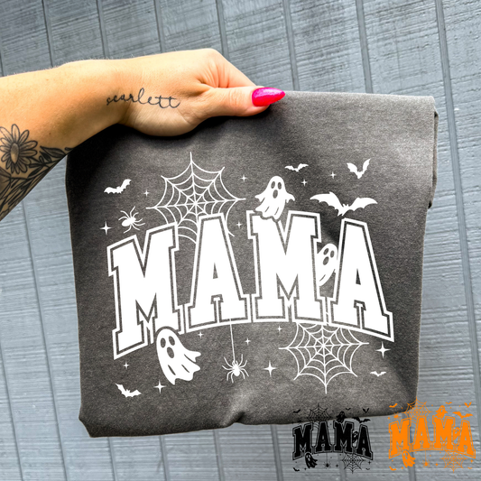 Varsity Halloween Mama (Multi Color Options)  Full Color DTF Transfer