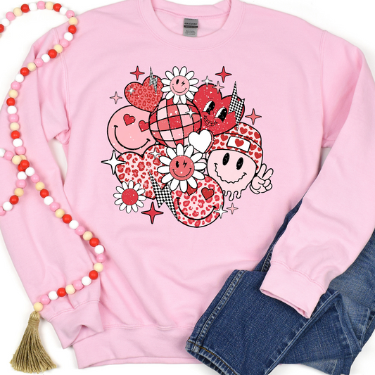 Valentines Collage Full Color DTF Transfer