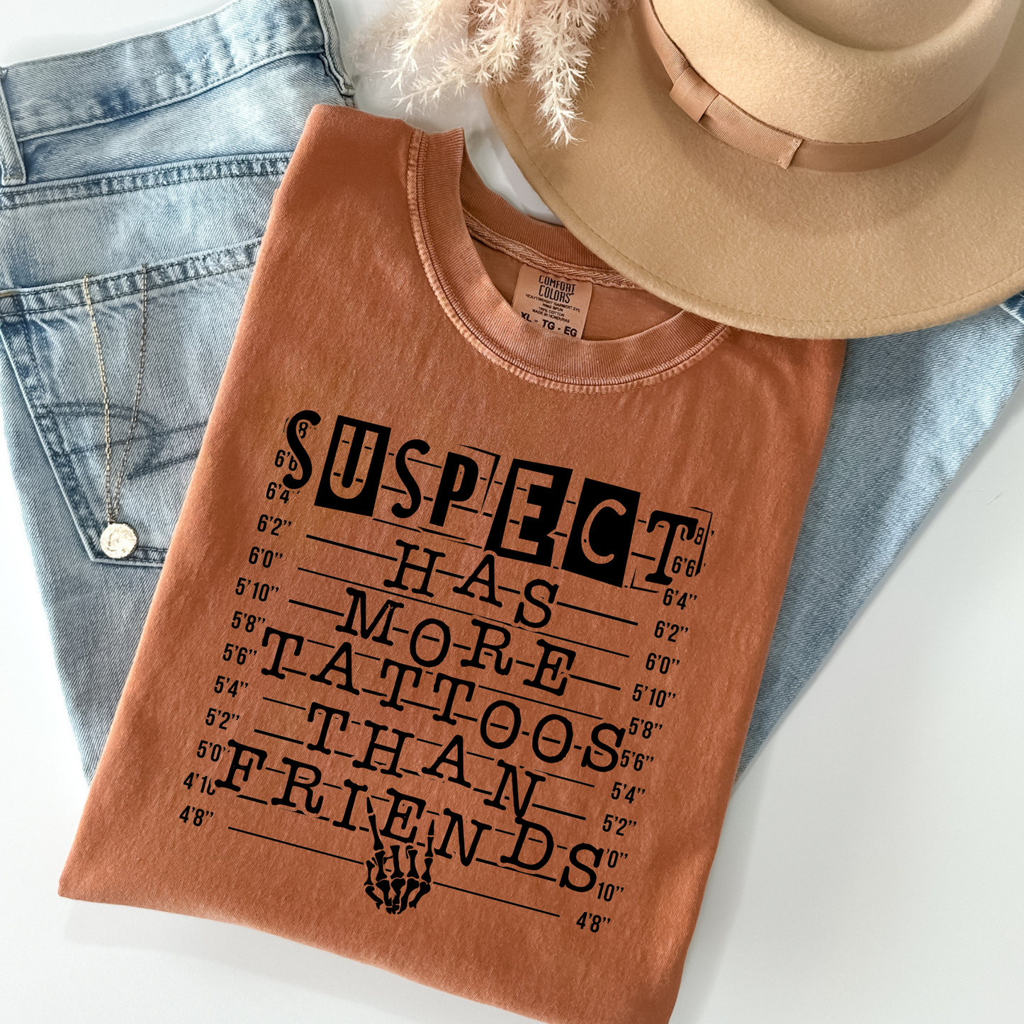 Suspect (MULTI OPTIONS) Full Color DTF Transfer
