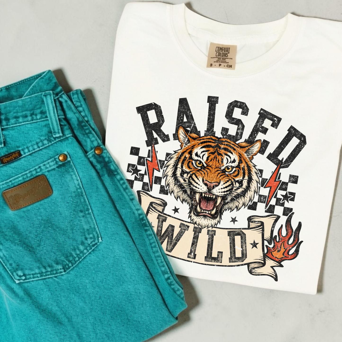 Raised Wild Full Color DTF Transfer