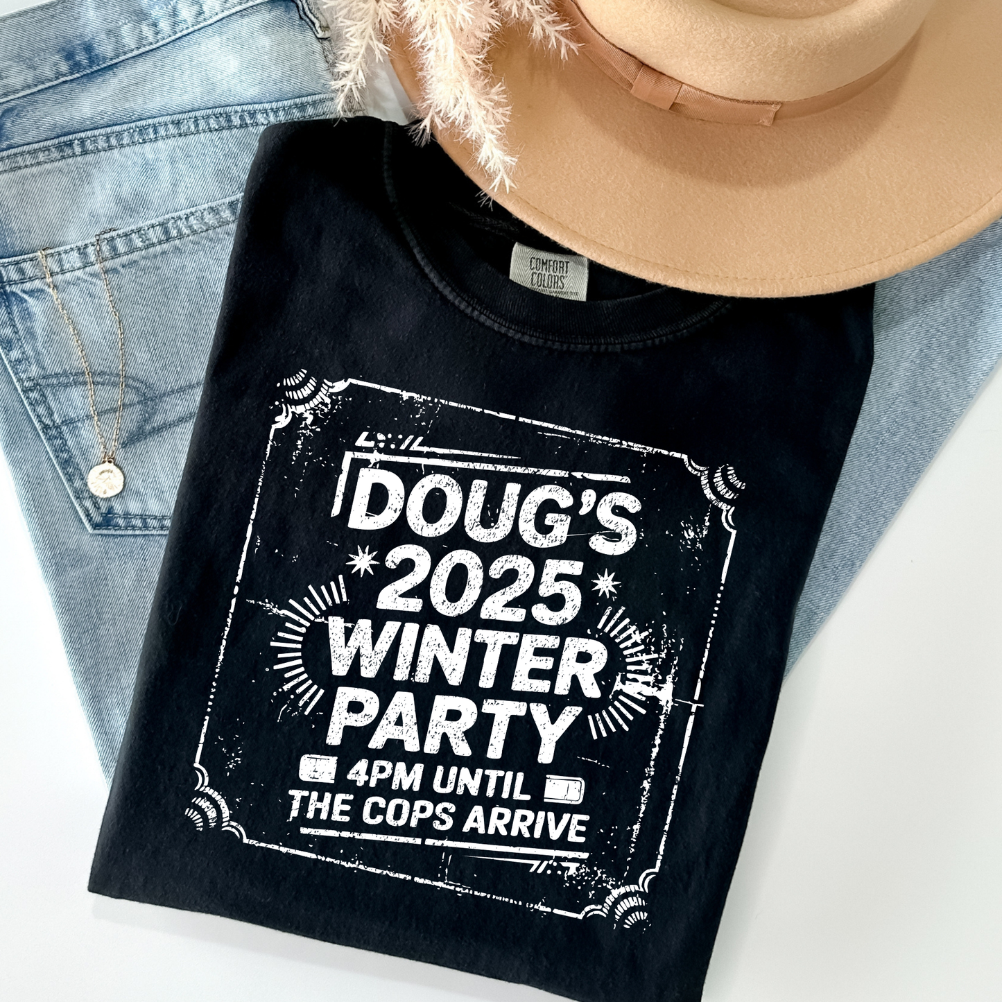 Doug's 2025 Winter Party Full Color DTF Transfer