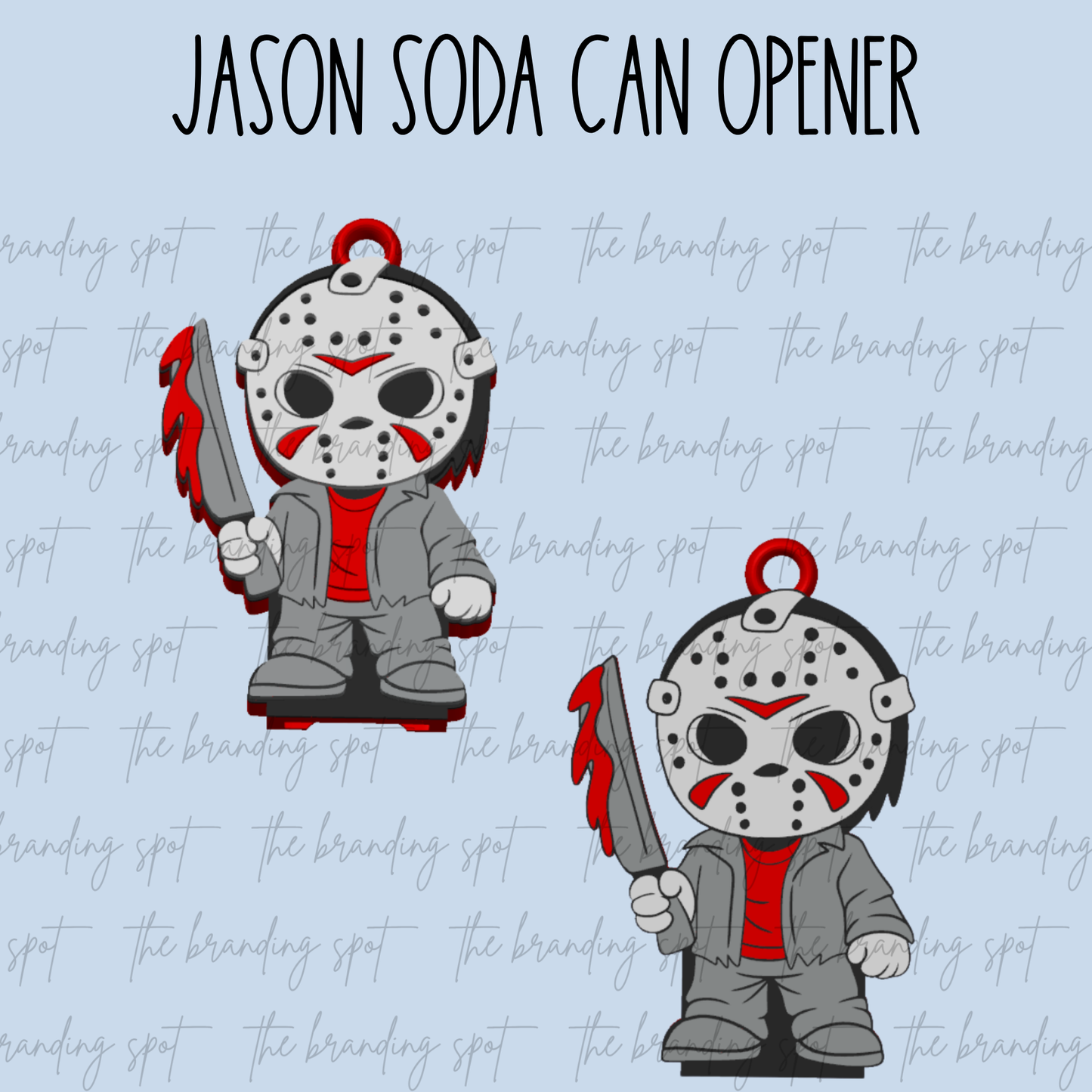 Jason Soda Can Tab Opener Keychain