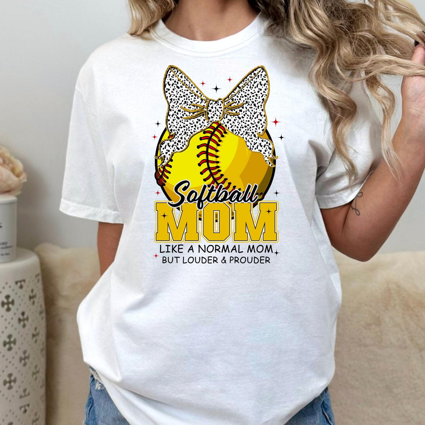 Softball Mom Like a Normal Mom Full Color DTF Transfer