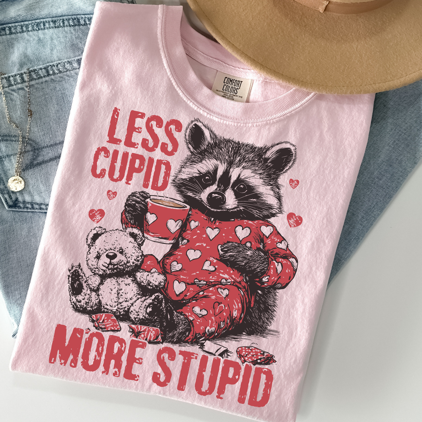 Less Cupid More Stupid Full Color DTF Transfer