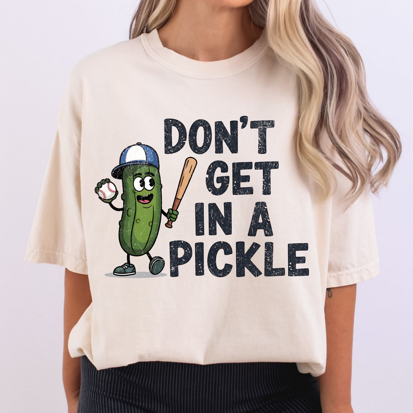 Don't Get In A Pickle (Baseball) Full Color DTF Transfer