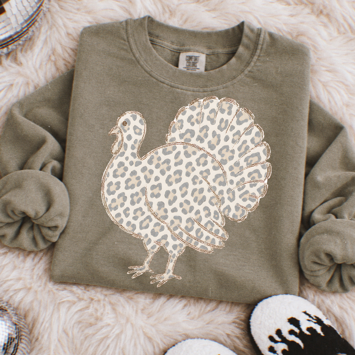 Leopard Turkey Full Color DTF Transfer