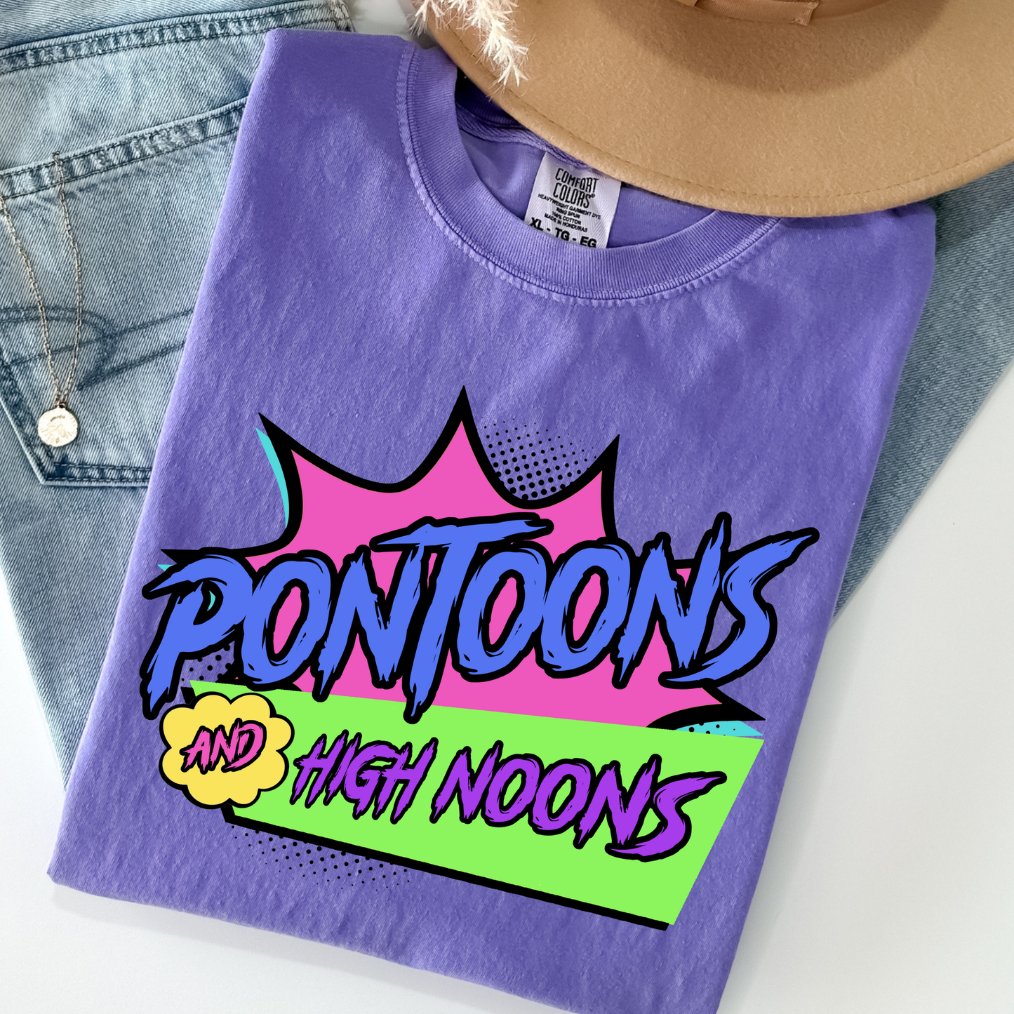 Pontoons and High Noons Full Color DTF Transfer