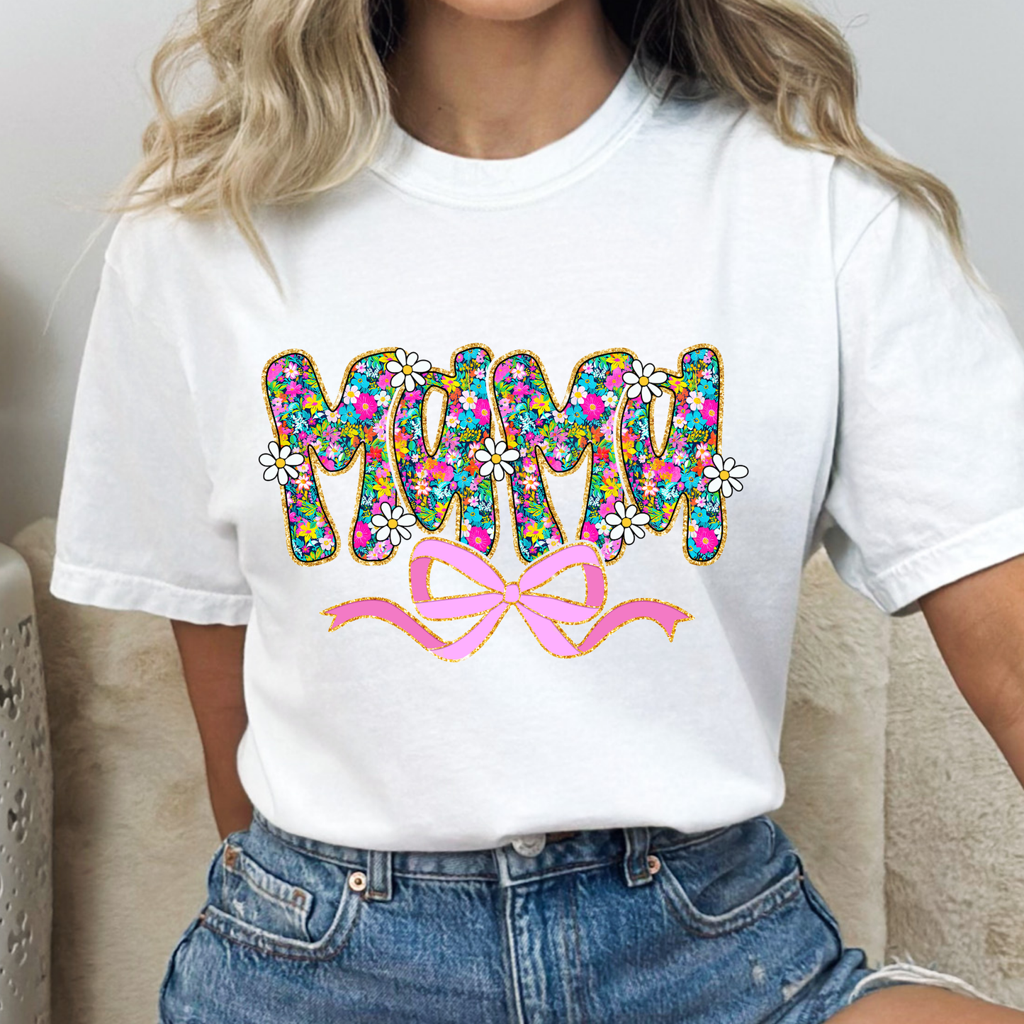 Floral Mama (MULTI OPTIONS) Full Color DTF Transfer