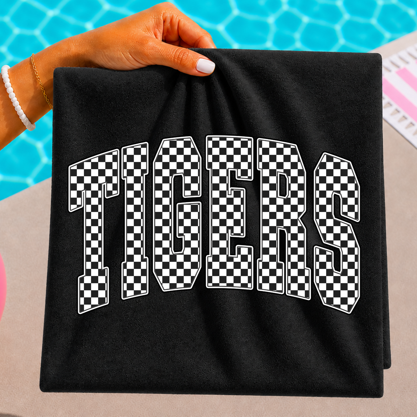 Tigers (Checkered) Full Color DTF Transfer