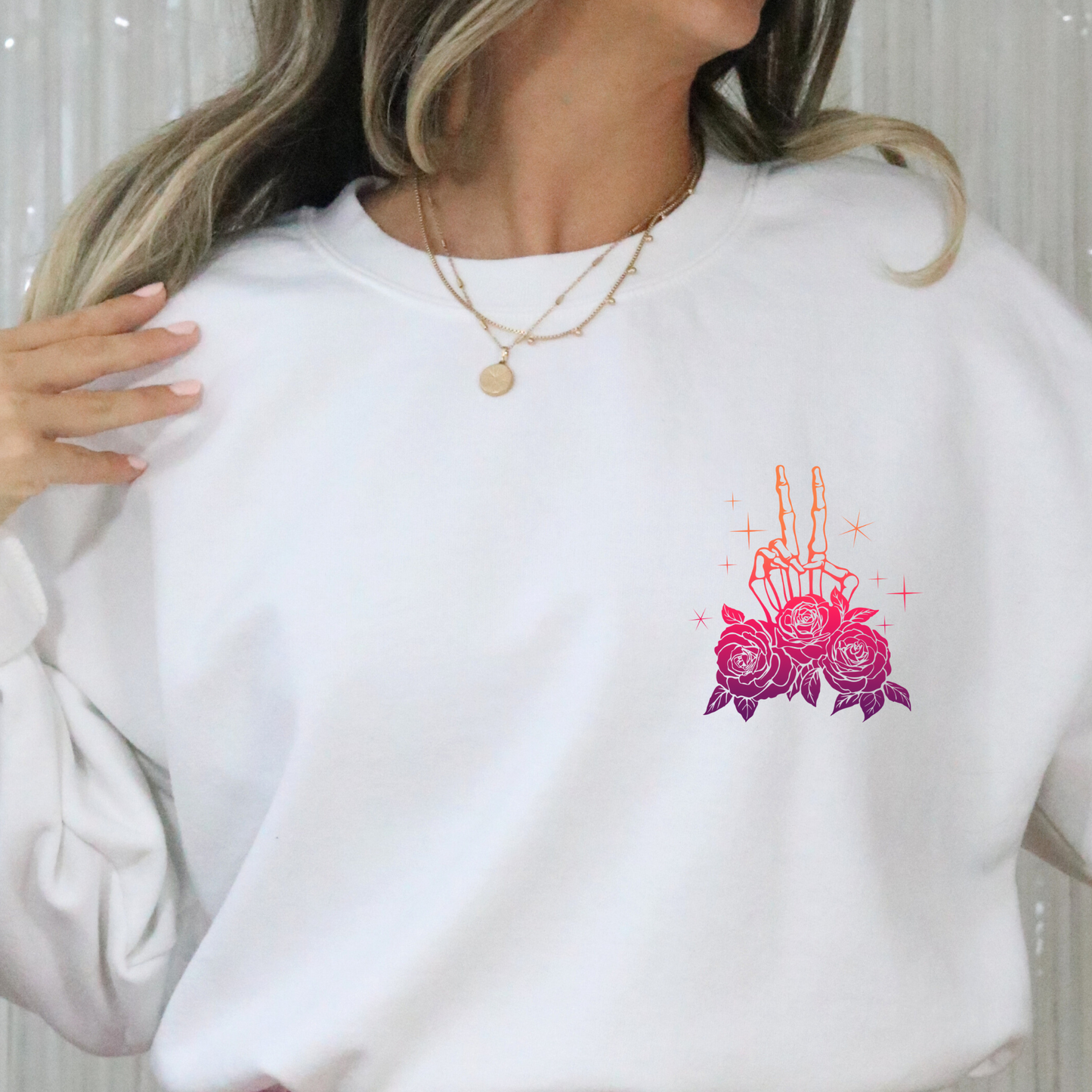 Expensive Talks Back (Ombre) Skelton Full Color DTF Transfer