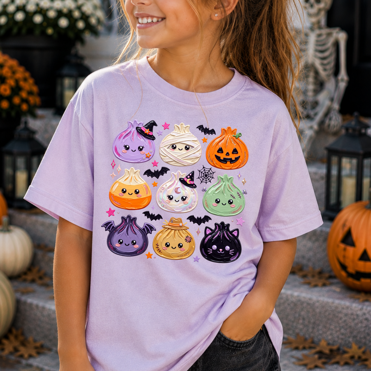 Halloween Dumplings Full Color DTF Transfer