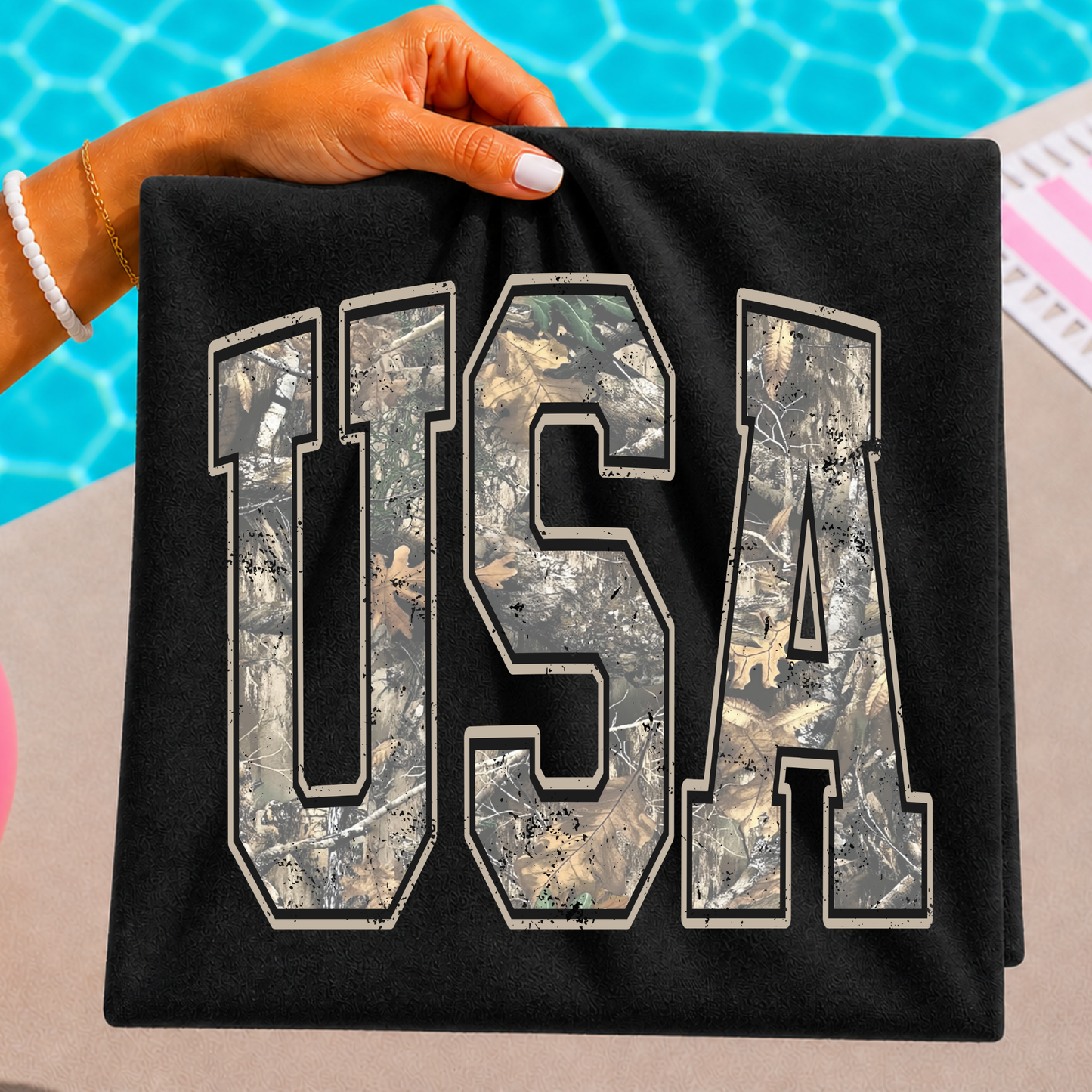 USA Camo Full Color DTF Transfer
