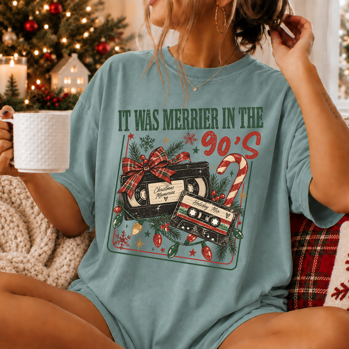 It Was Merrier In The 90s Full Color DTF Transfer