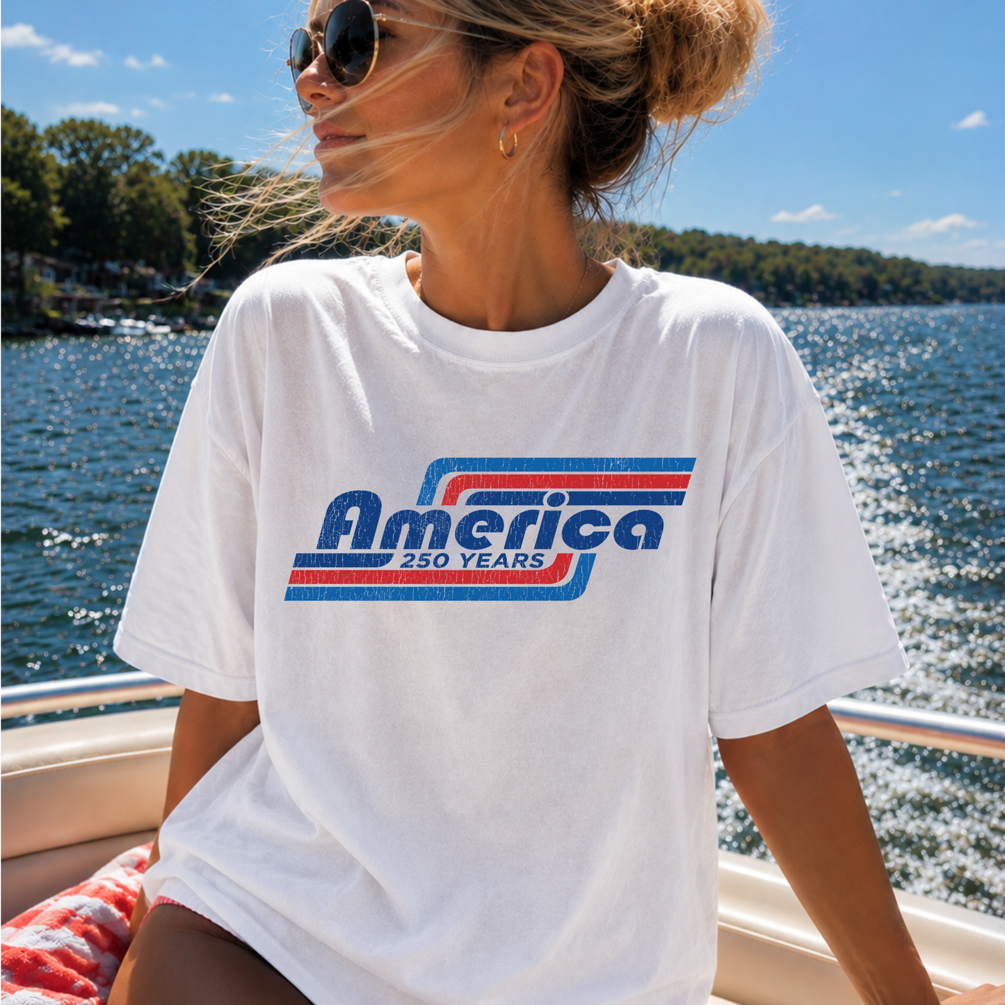American 250 Years Full Color DTF Transfer