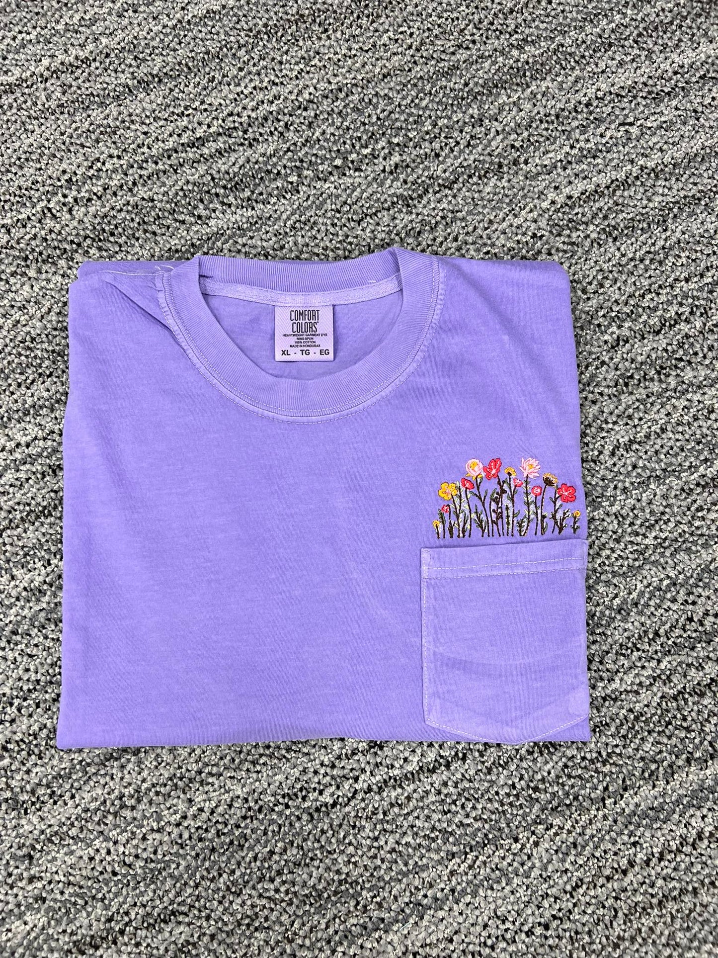 Floral Pocket Sweatshirt/T-Shirt