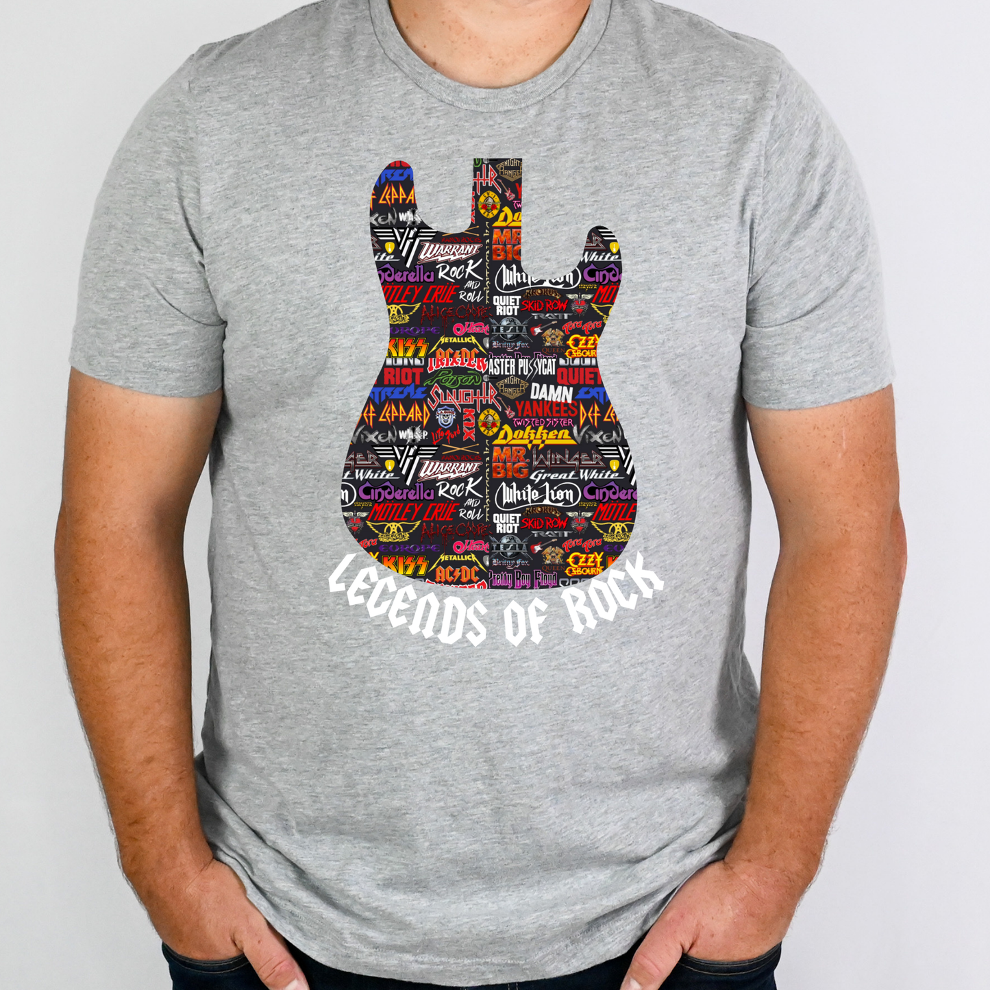 Legends of Rock Full Color DTF Transfer