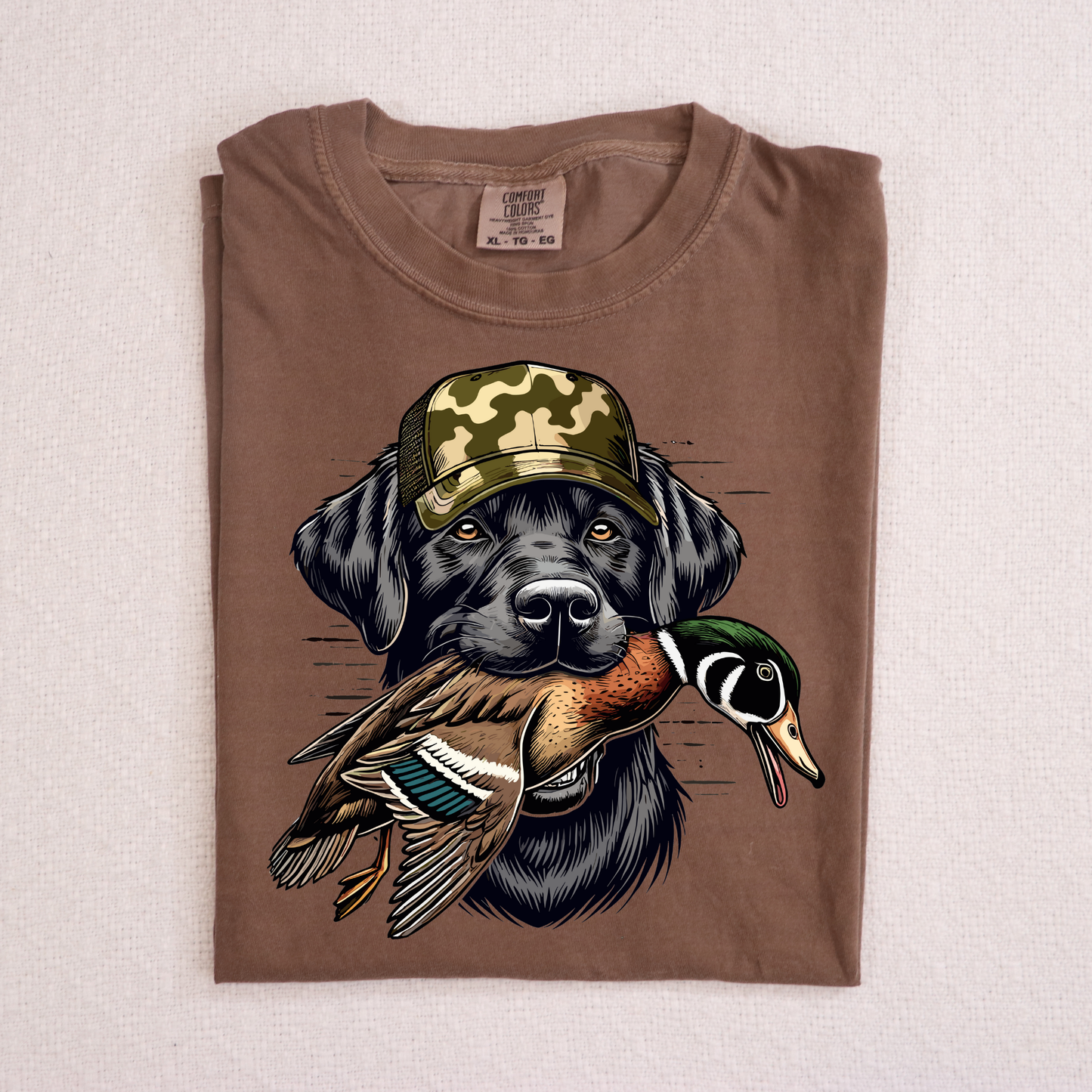 Duck Hunting Dog Full Color DTF Transfer