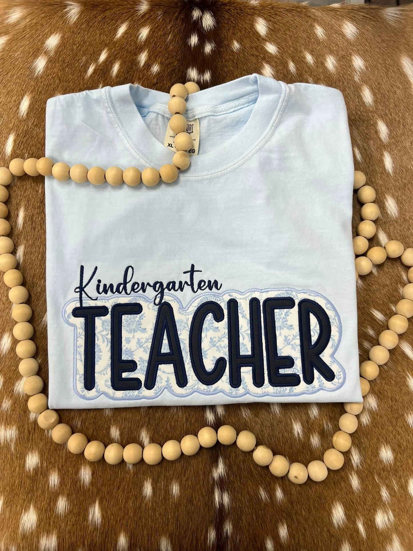 Grade Teacher Applique Embroidered Sweatshirt/T-Shirt