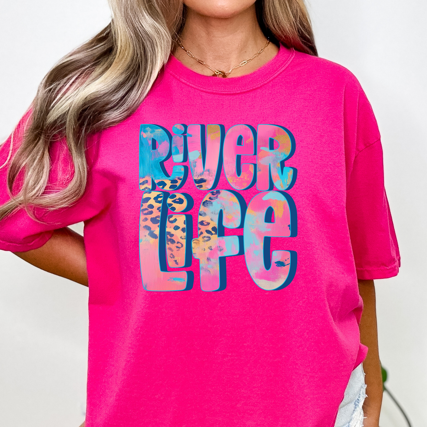 River Life Full Color DTF Transfer