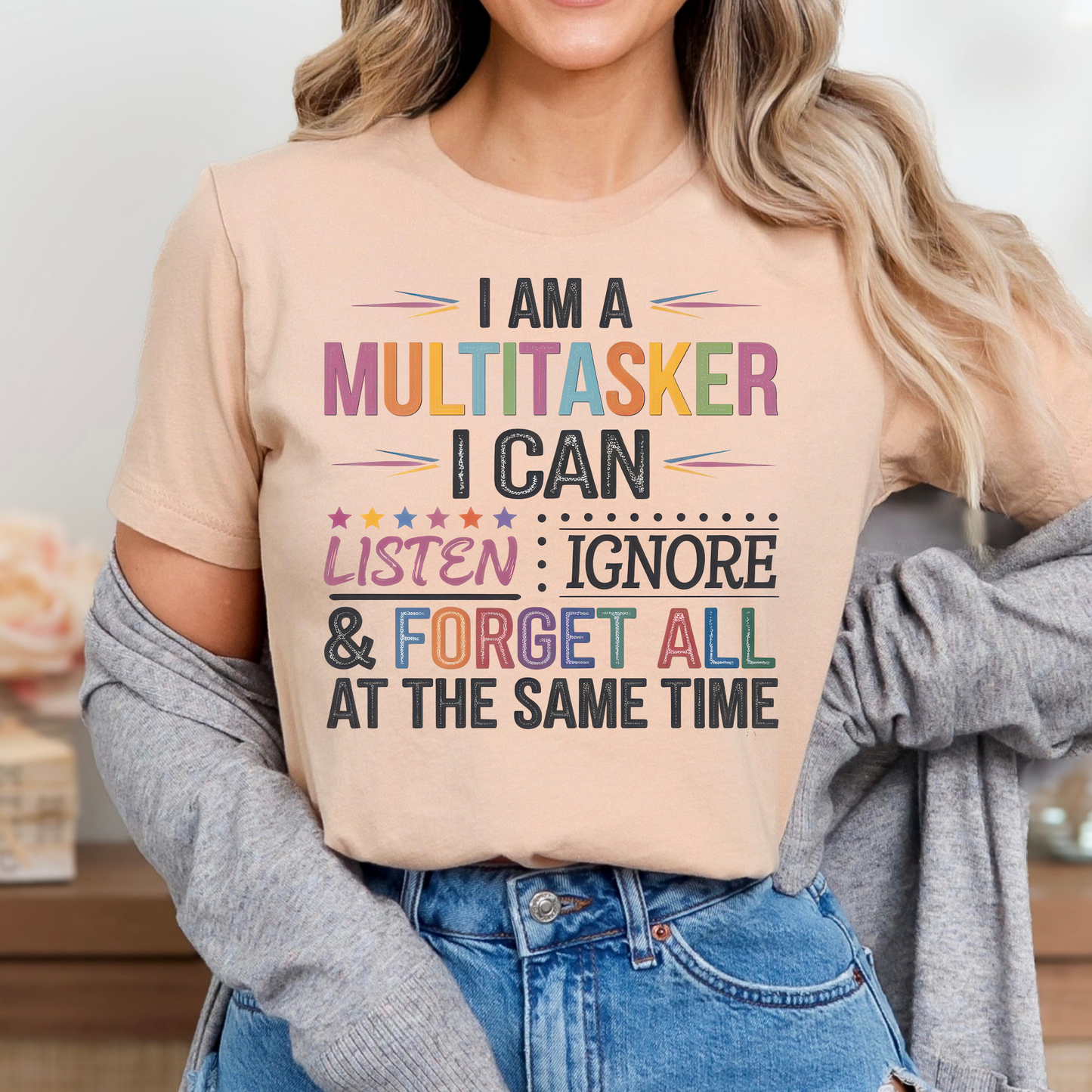 I Am A Multitasker... Full Color DTF Transfer