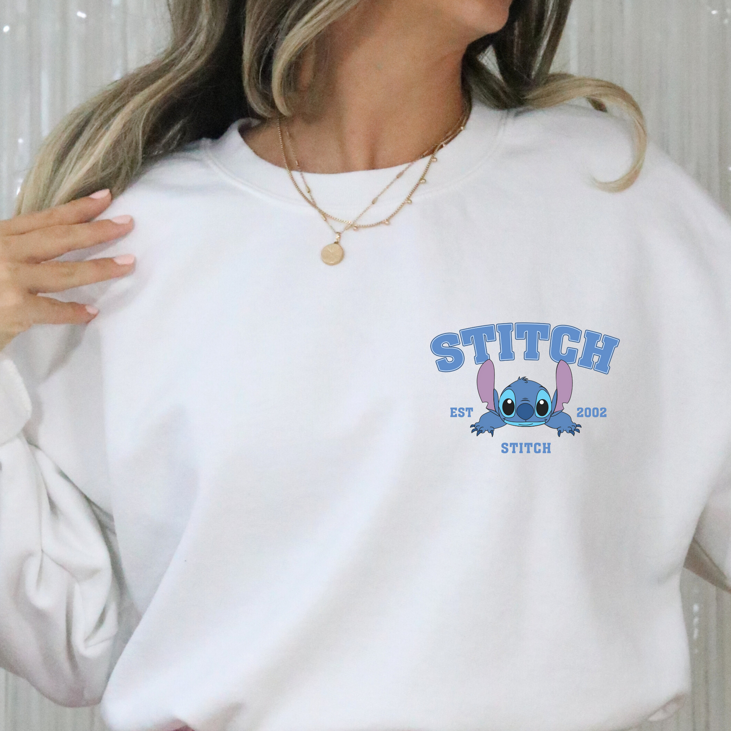 Stitch (Repeat Ballons/Donut) Full Color DTF Transfer