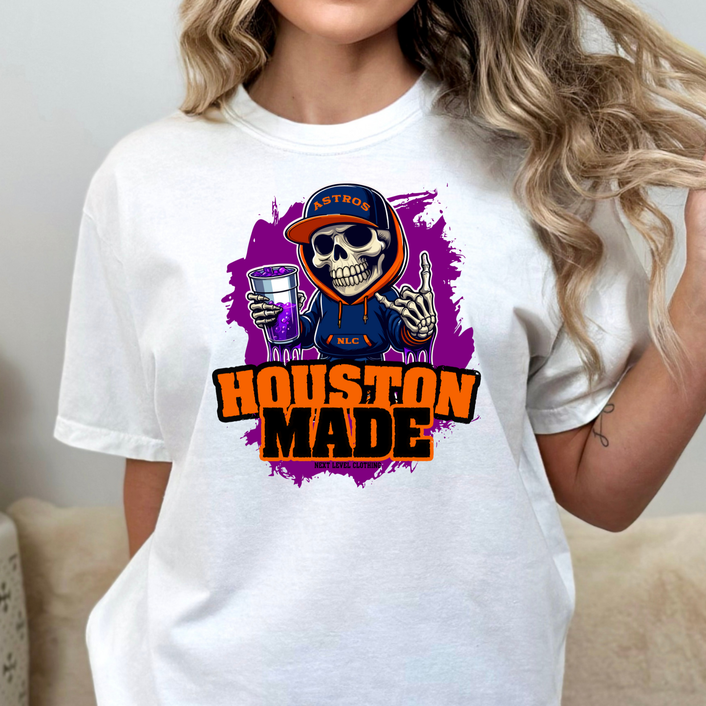 Houston Made Astros Full Color DTF Transfer