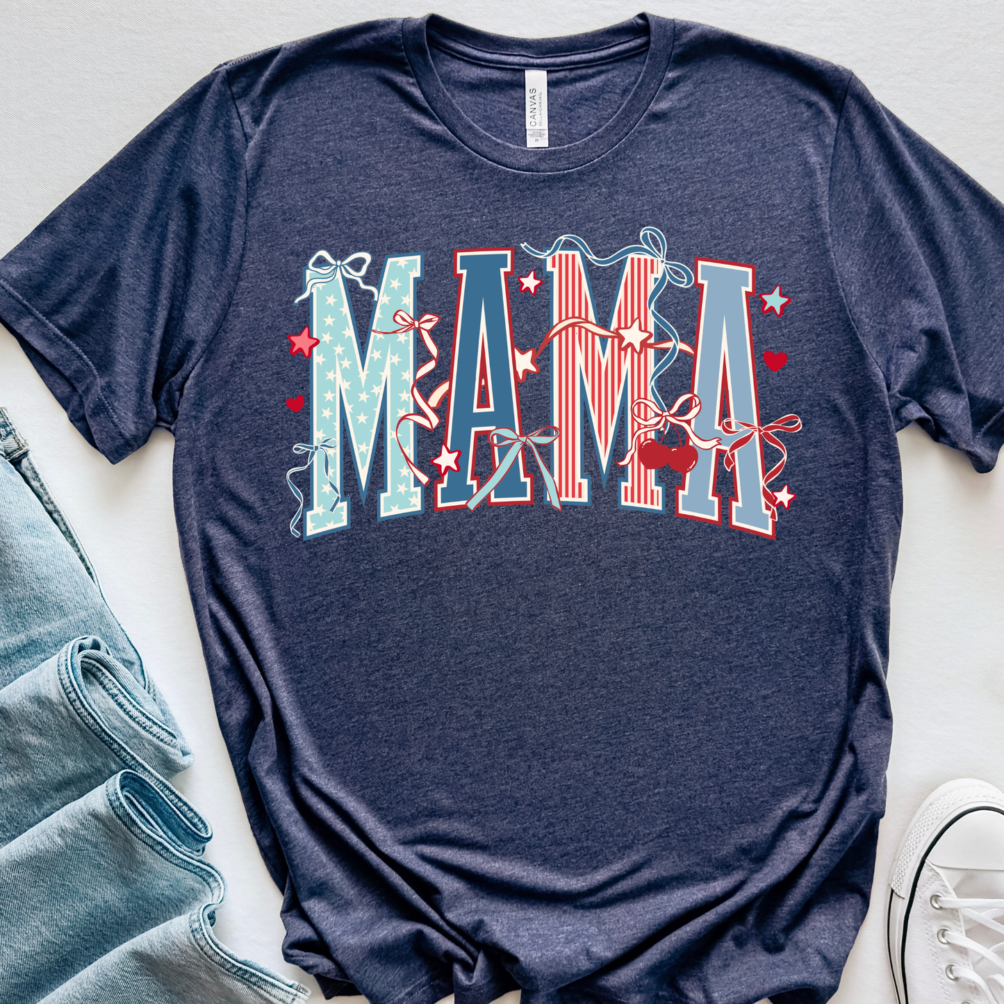 4th of July Mama Full Color DTF Transfer