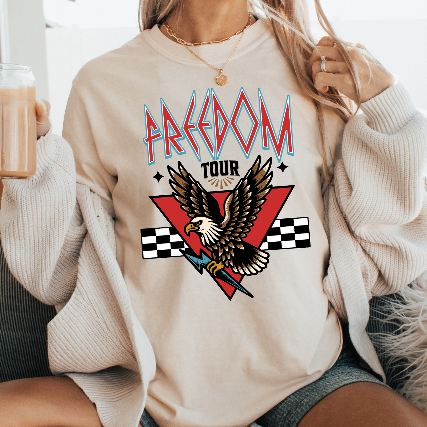 Freedom Tour (Eagle) Full Color DTF Transfer