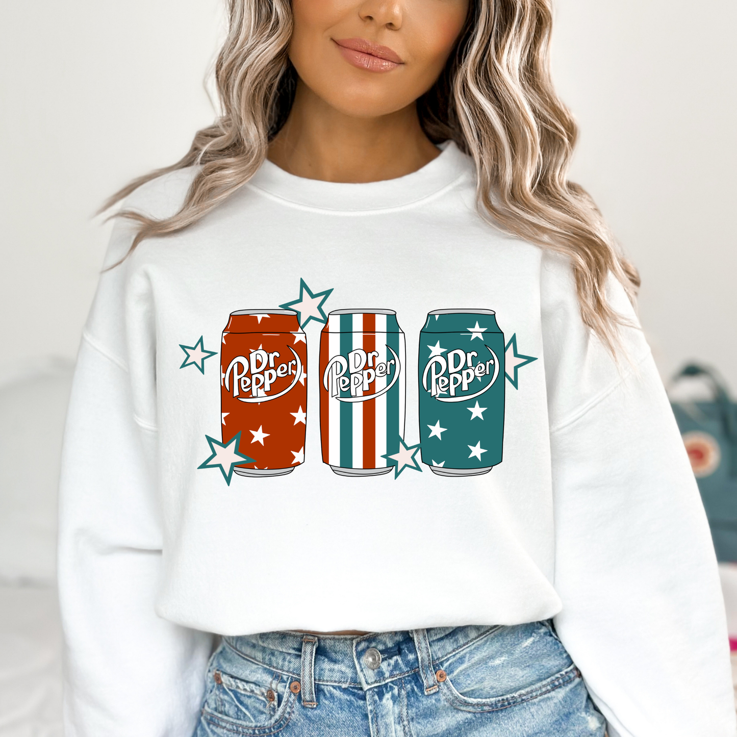 4th Of July Dr Pepper Full Color DTF Transfer