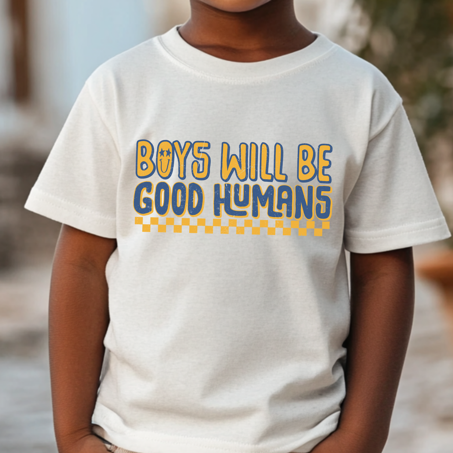 Boys Will Be Good Humans Full Color DTF Transfer