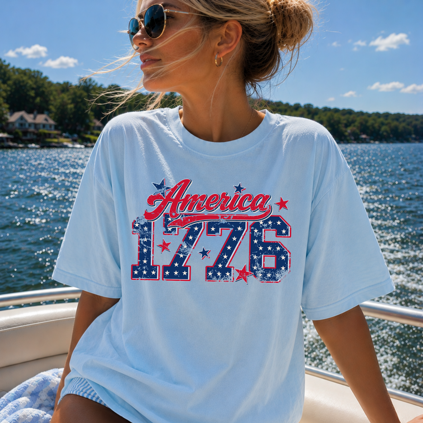 America 1776 Full Color DTF Transfer
