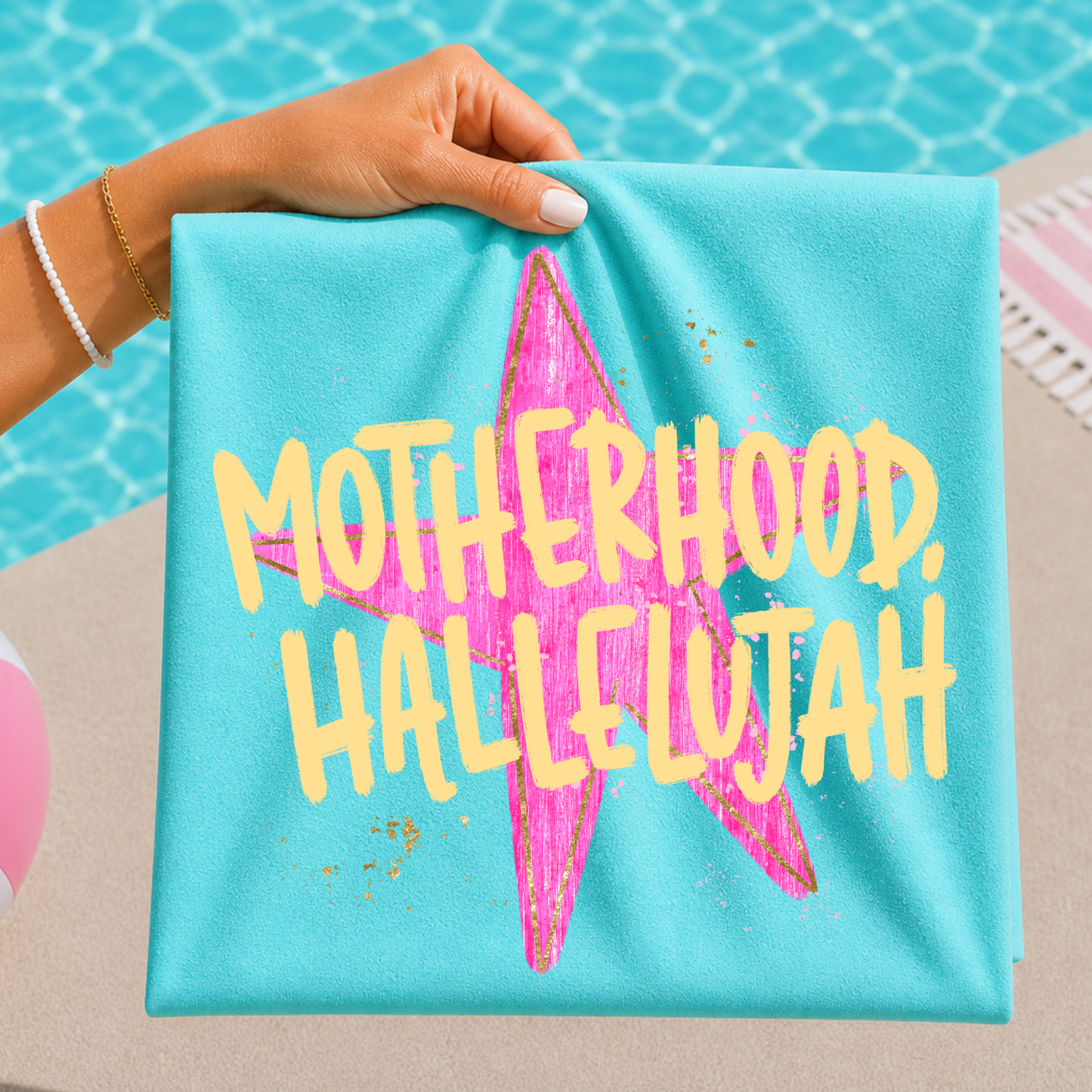 Motherhood Hallelujah Full Color DTF Transfer