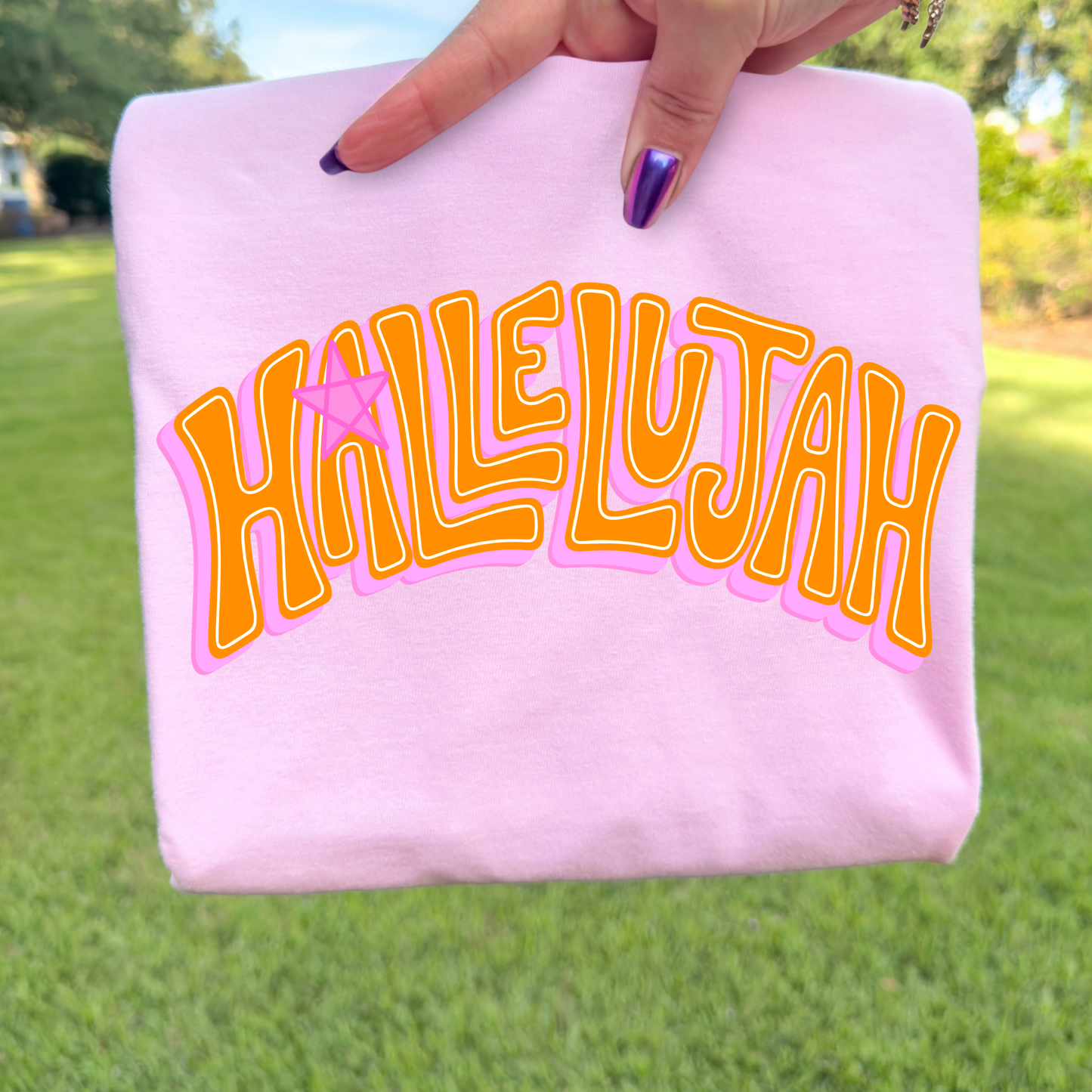Hallelujah Full Color DTF Transfer