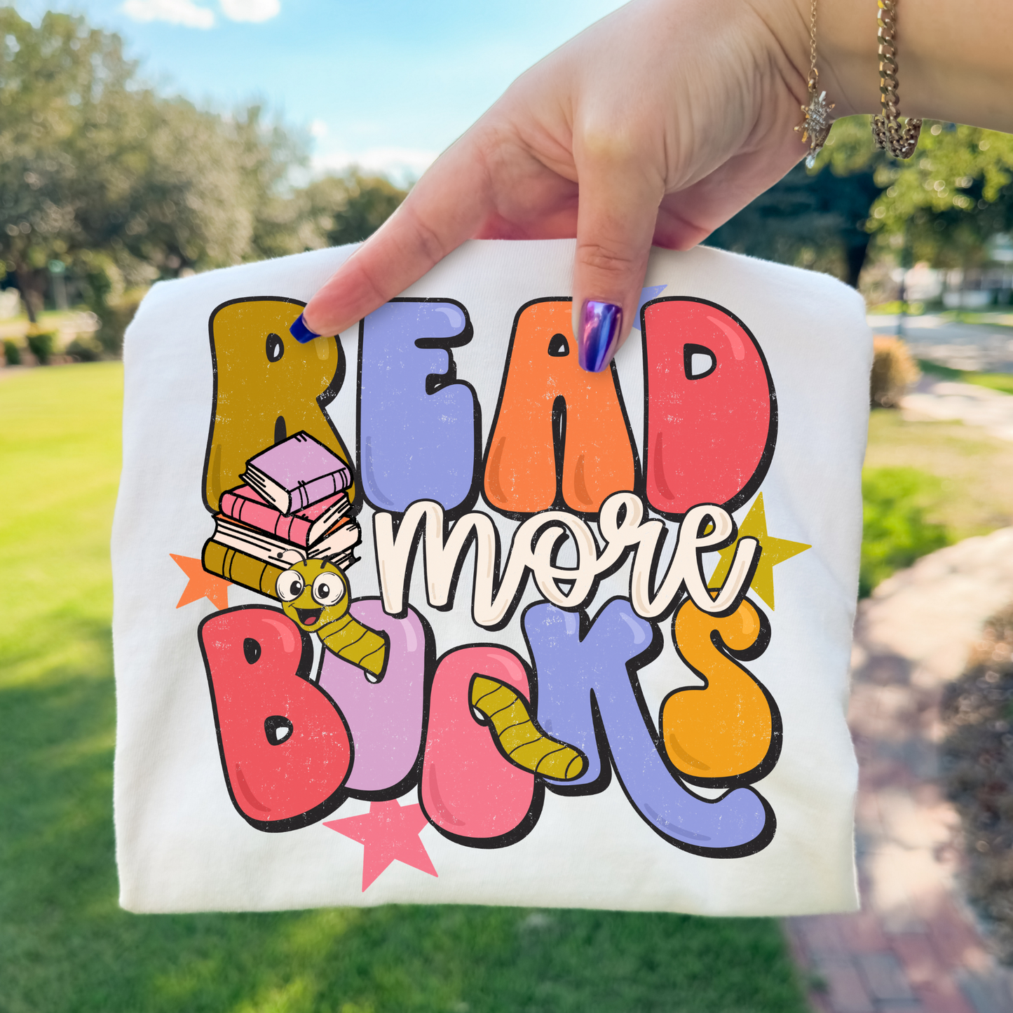 Read More Books Full Color DTF Transfer