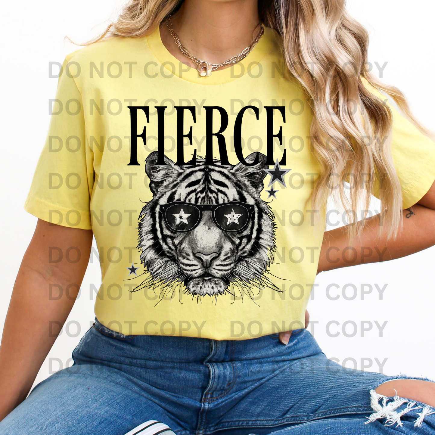Fierce (Tiger) Full Color DTF Transfer