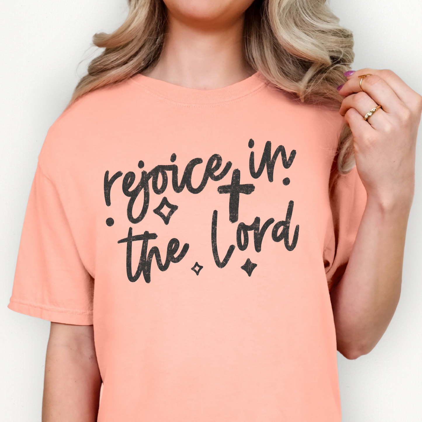 Rejoice In The Lord Full Color DTF Transfer