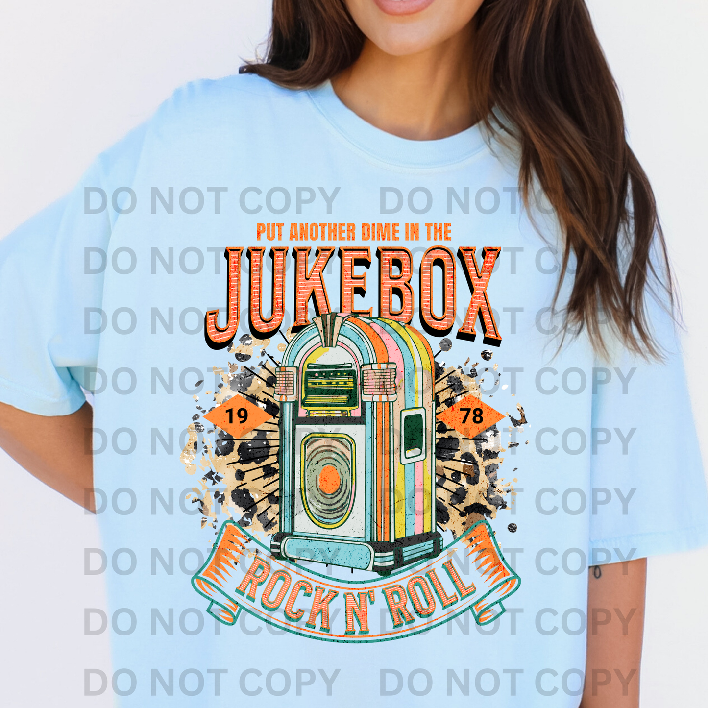 Put Another Dime In The Jukebox Full Color DTF Transfer