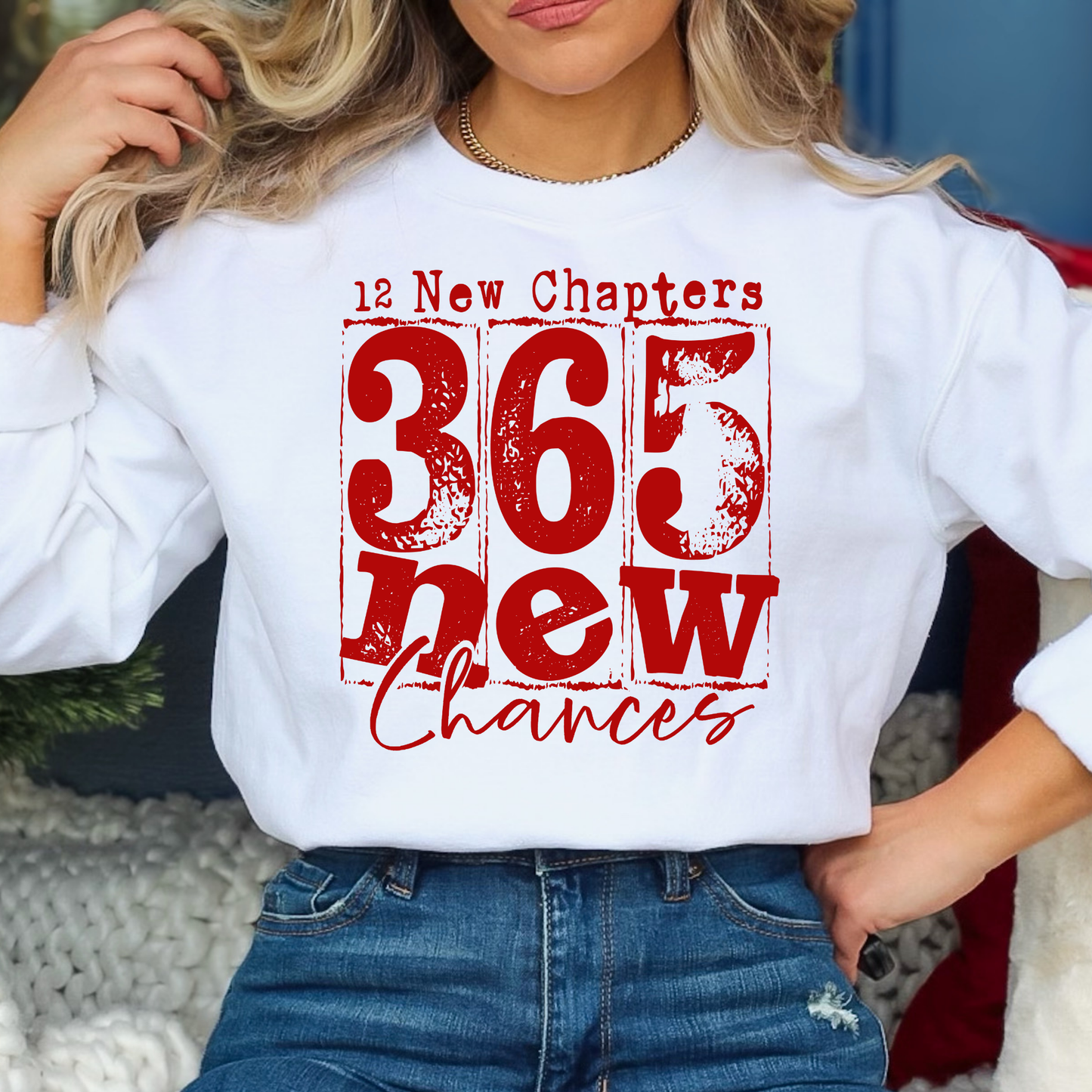 12 New Chapters 365 New Chances Full Color DTF Transfer