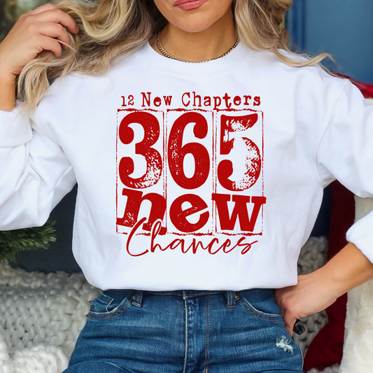 12 New Chapters 365 New Chances Full Color DTF Transfer