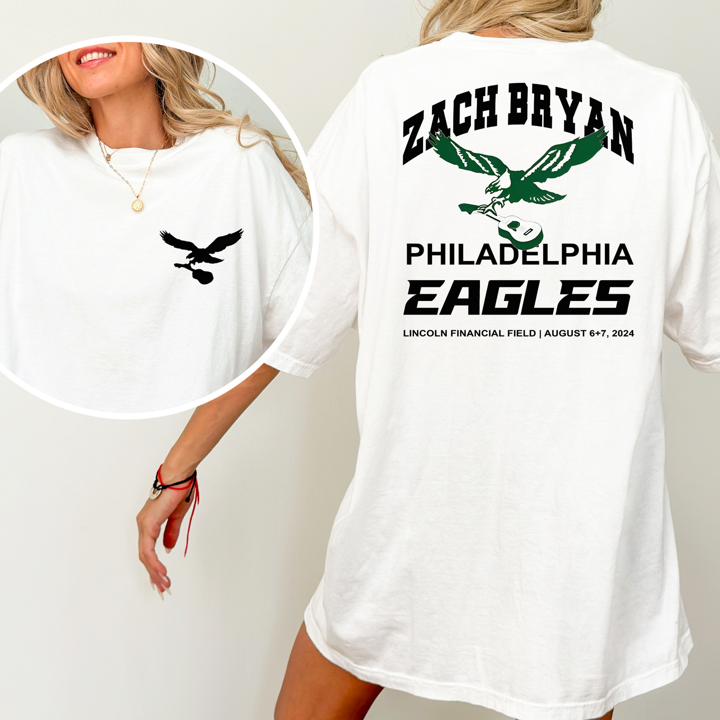Zach Bryan Eagles Full Color DTF Transfer