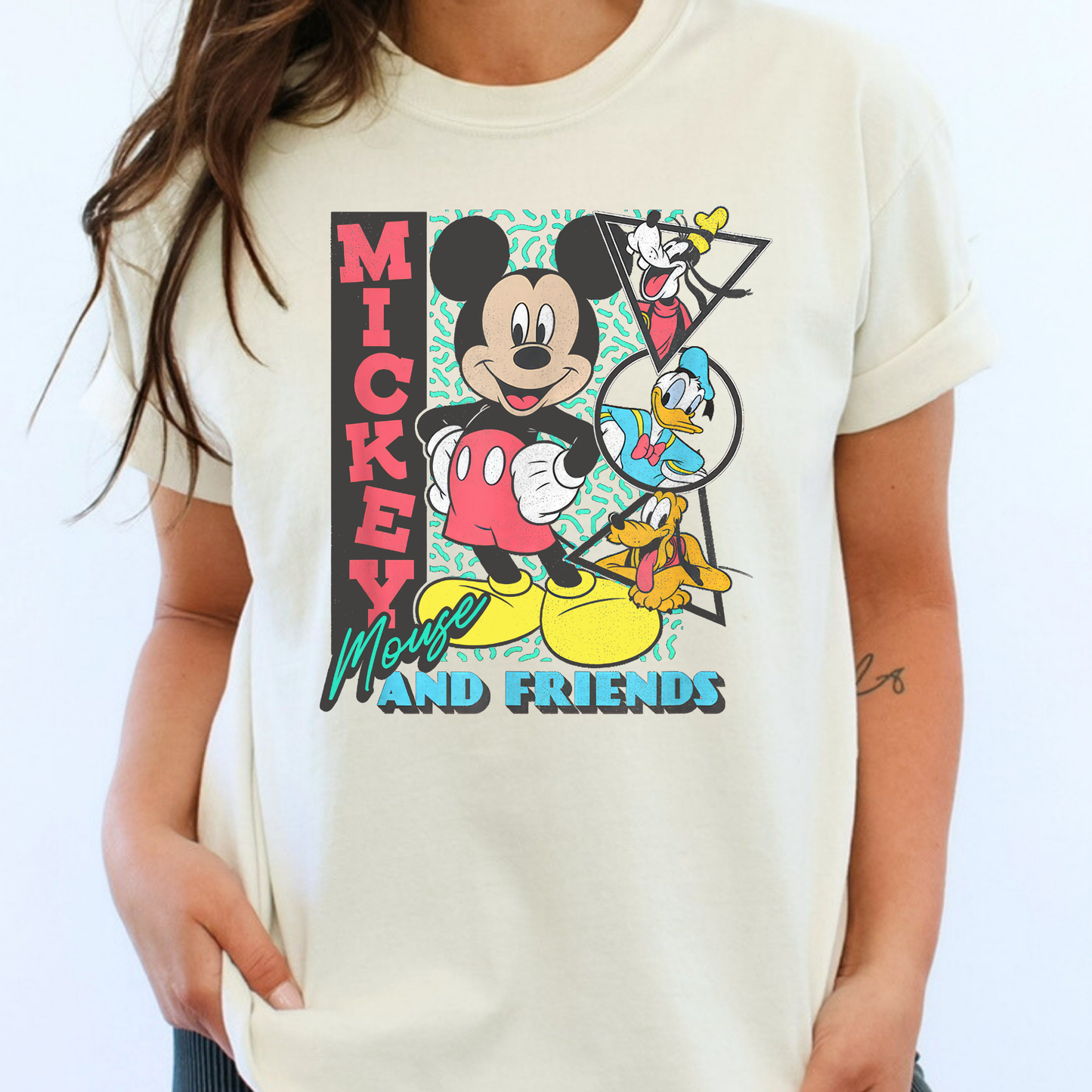 Mickey Mouse And Friends Full Color DTF Transfer