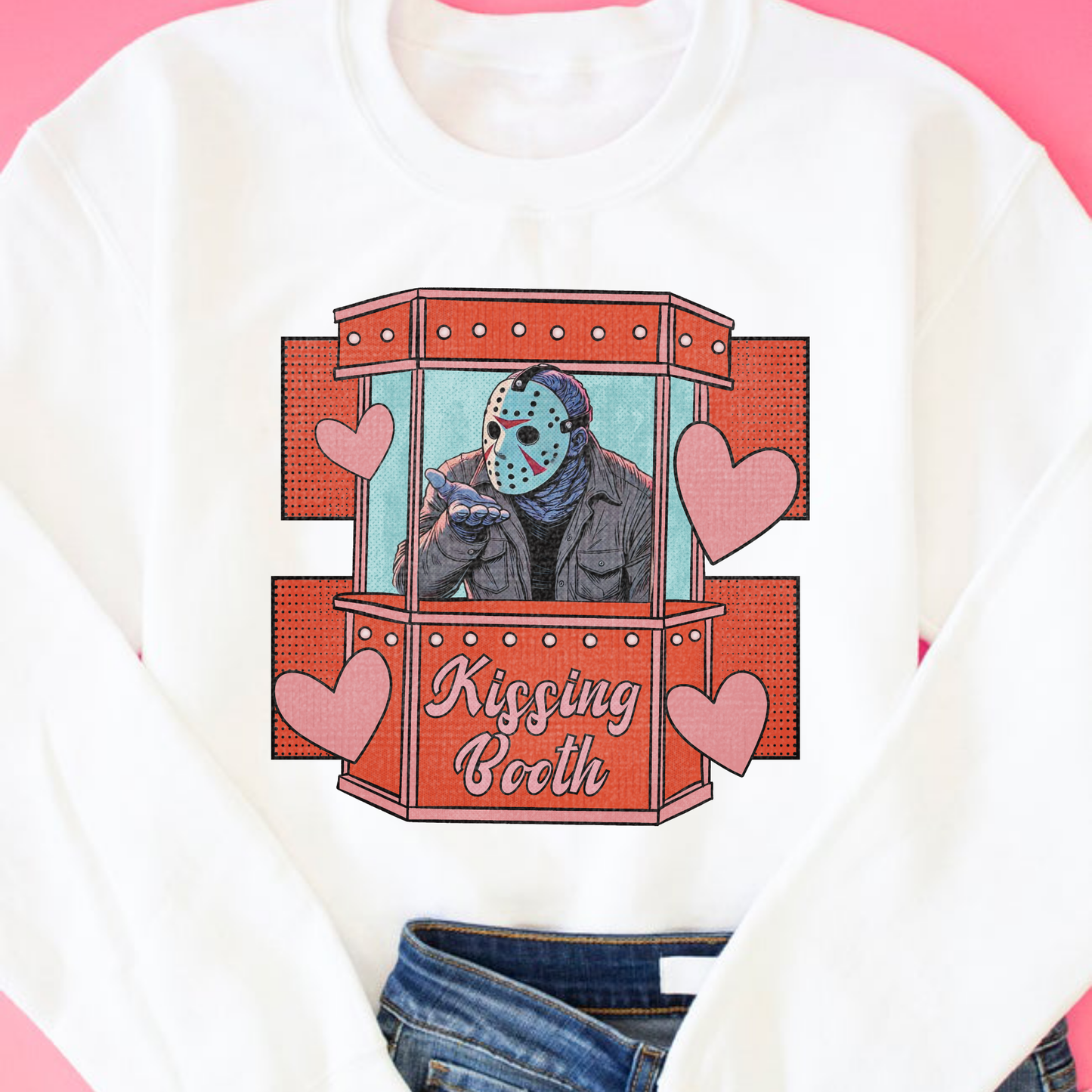 Halloween Horror Kissing Booth (MULTI OPTIONS) Full Color DTF Transfer