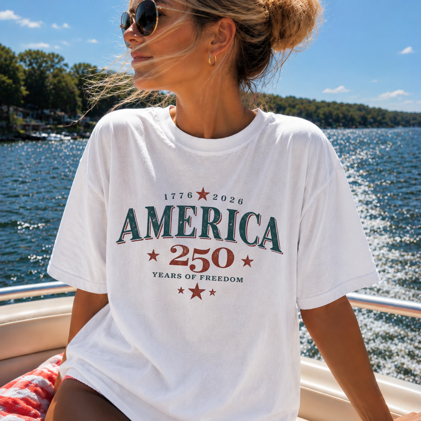 America 250 Full Color DTF Transfer